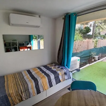 Le Lagos 3 Min Clim Jardin Parking 아파트 생 망드리에 쉬르 메르