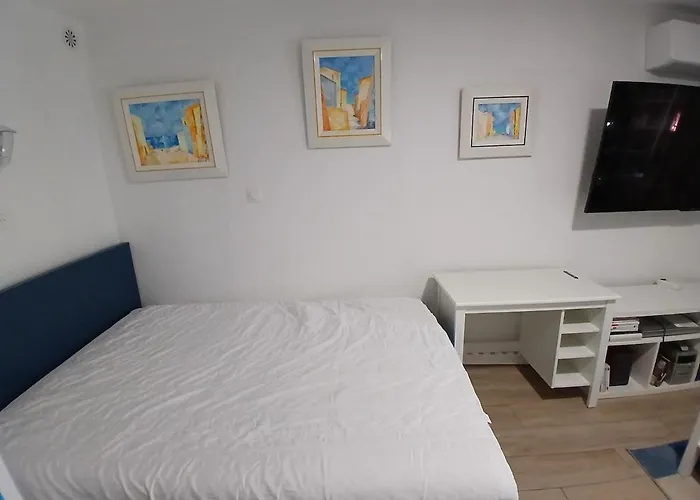 Le Lagos 3 Min Clim Jardin Parking 아파트 생 망드리에 쉬르 메르